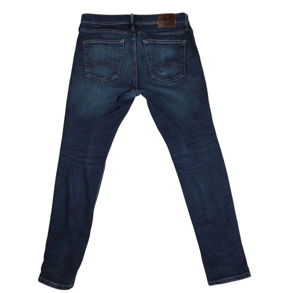 Hollister Epic Flex Mens‎ Skinny Jeans Dark Wash W34 L32 Damaged Crutch - Picture 7 of 14